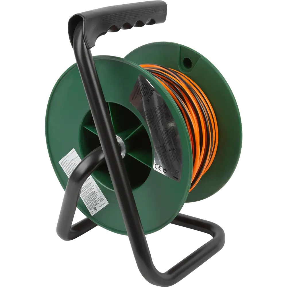 Удлинитель с заземлением на катушке Electraline Electralock 1 розетка, 25 м STLM-2108651 - Вид №1