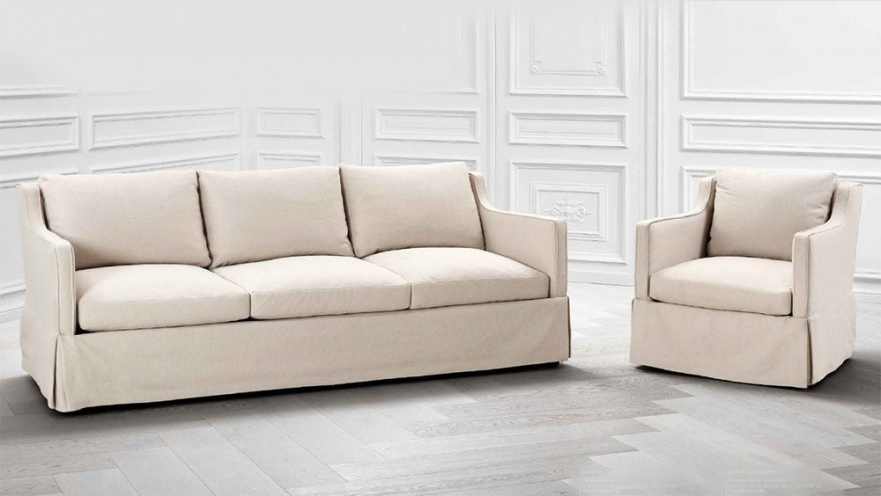 Кресло Cliveden от Eichholtz белое EICHHOLTZ ДИЗАЙНЕРСКИЕ, EICHHOLTZ 062247 Белый  - Вид №2