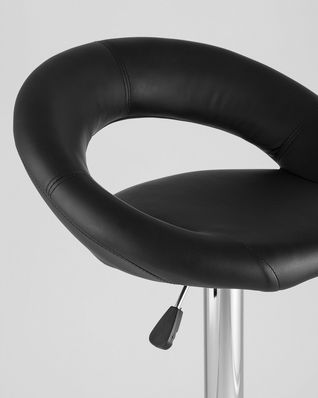 Стул барный со спинкой черный из экокожи "Купер" STOOL GROUP  00-3945943 Черный  - Вид №7