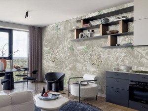 Обои с цветочными мотивами