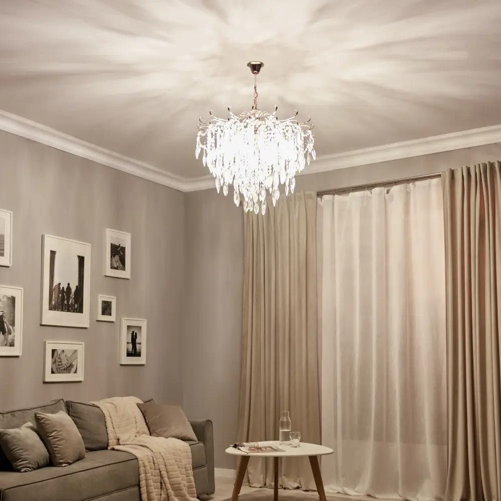 Люстра каскадная потолочная De City Бриз 8 ламп 24 м² E27 220 V STLM-2023475 - Вид №12