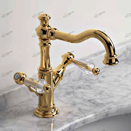 Смеситель для раковины на 1 отв. SMLV-CC-xx Eurodesign Crystal SMLVCCXX