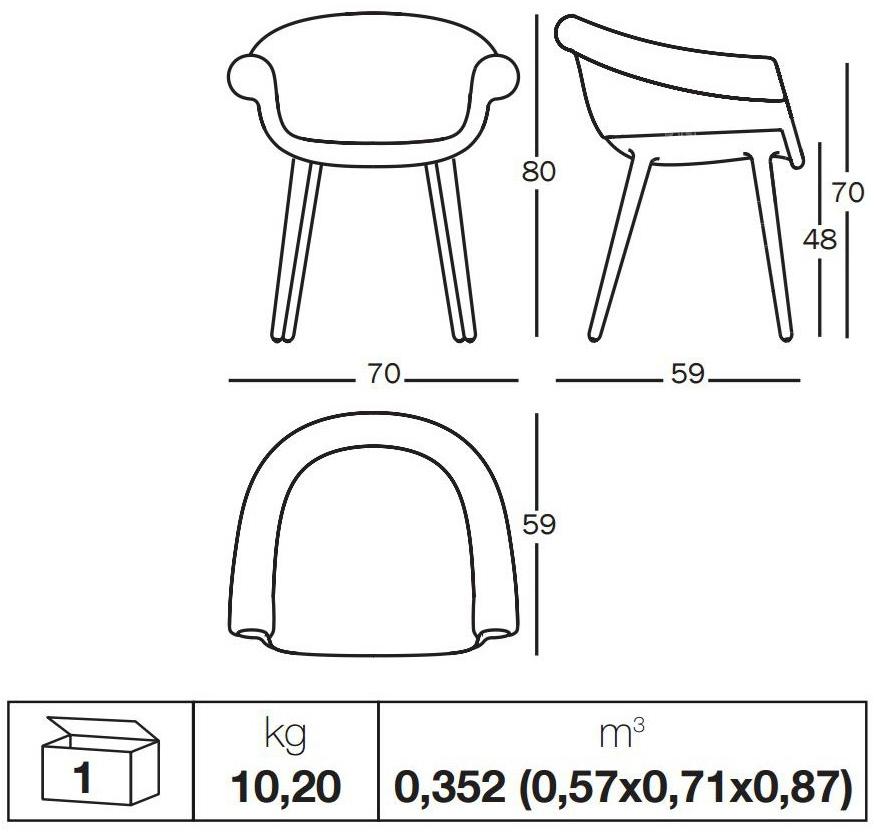 Magis Кресло с тканевой обивкой Cyborg sun-id-1478502 - Вид №4