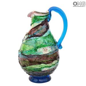 2279 ORIGINALMURANOGLASS Графин Лагуна из дутого муранского стекла - сбруффи 16 см