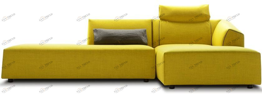 MDF Italia Диван из ткани с шезлонгом Thea sun-id-1429497