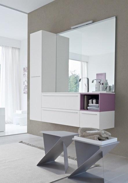 Ideagroup Тумба под умывальник с дверцами с ящиками My fly evo sun-id-1451458 - Вид №1