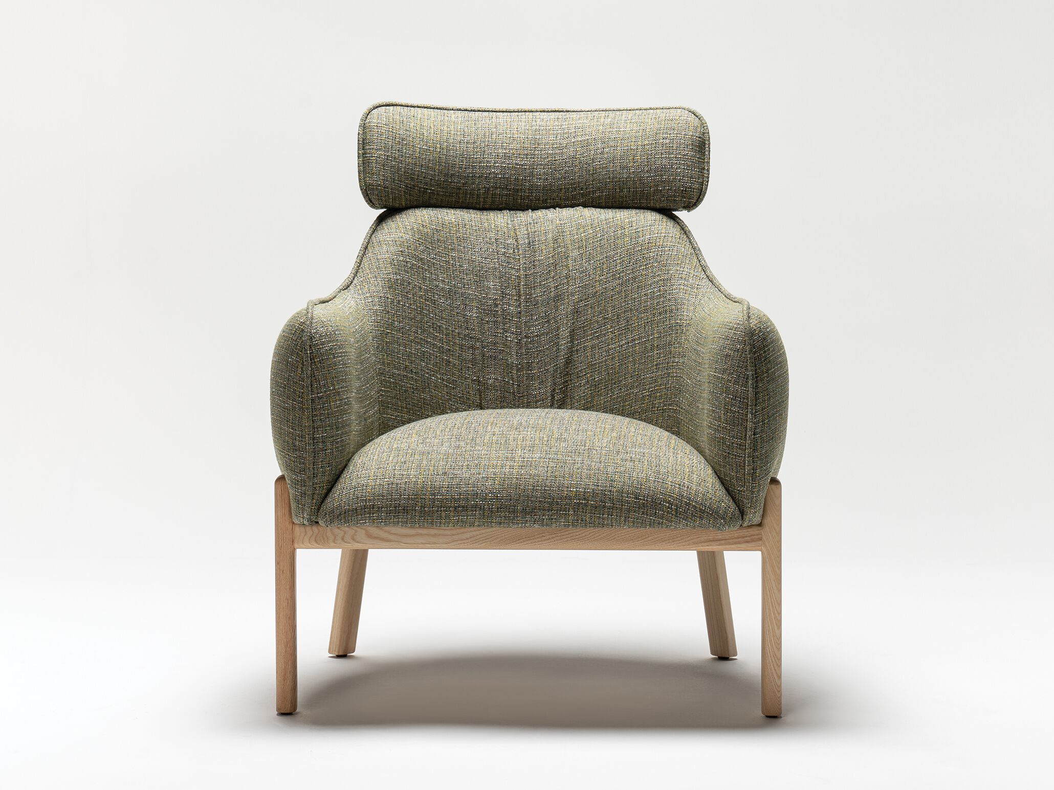 Тканевое кресло с подголовником и подлокотниками Papell Design Arvil ARCH-00145145