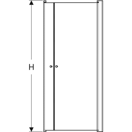 500.998.00.5 Угловая душевая перегородка IDO Showerama 10-4 Geberit  - Вид №3