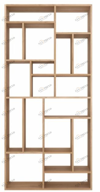 Ethnicraft Открытый книжный шкаф из массива дерева Oak m-rack 50771