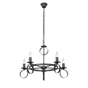 Подвесная люстра Vitaluce V4490-1/5 VITALUCE ДИЗАЙНЕРСКИЕ 328659 Черный