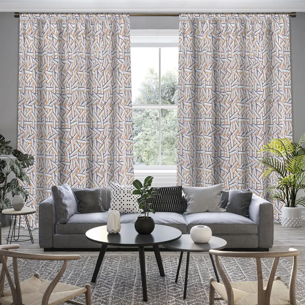 Ткань 1 м/п Комо канвас 290 см цвет оранжевый GARDEN STLM-2030983 - Вид №3