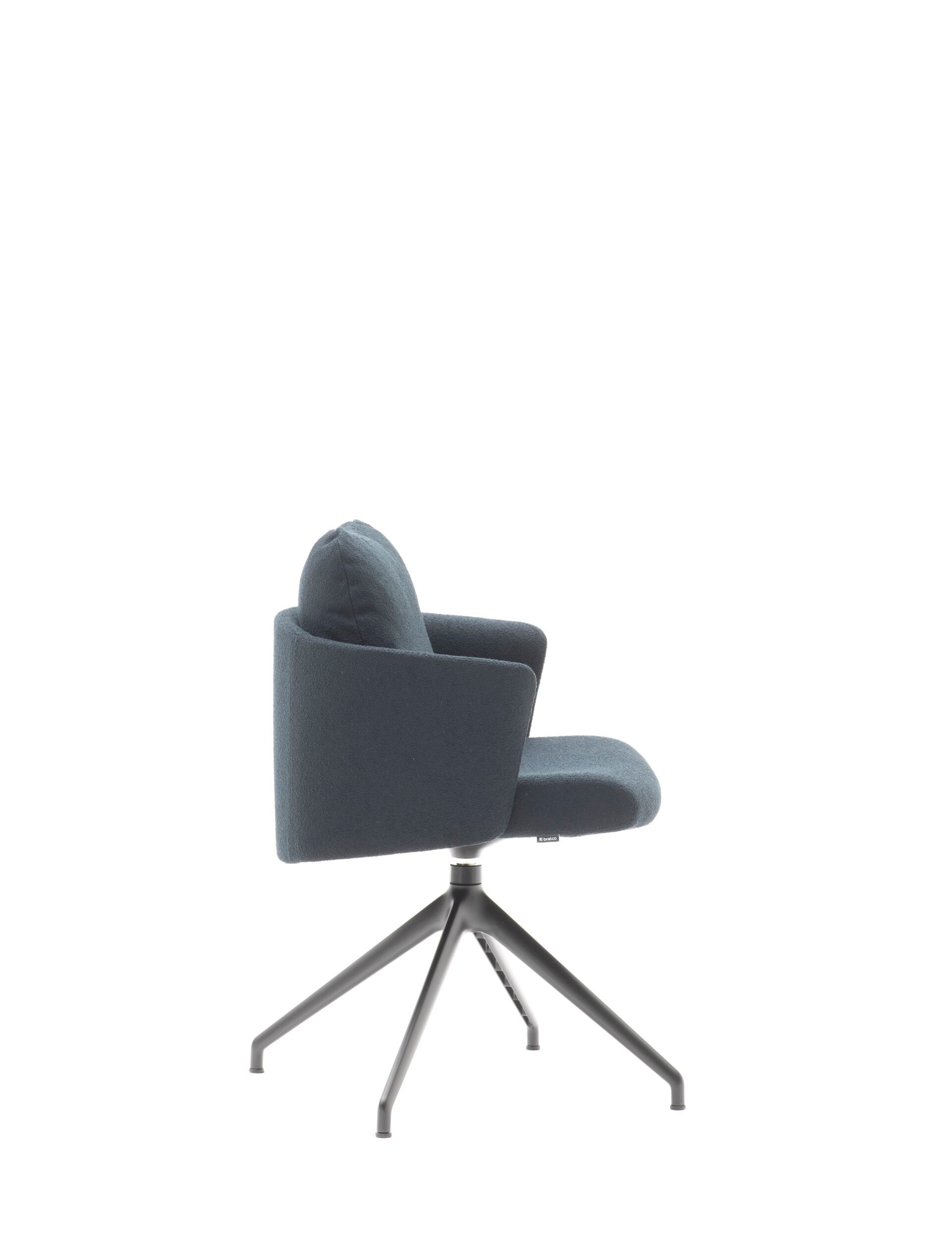 Тканевый поворотный операционный стул на насесте Bralco Hub ARCH-00113700 - Вид №3