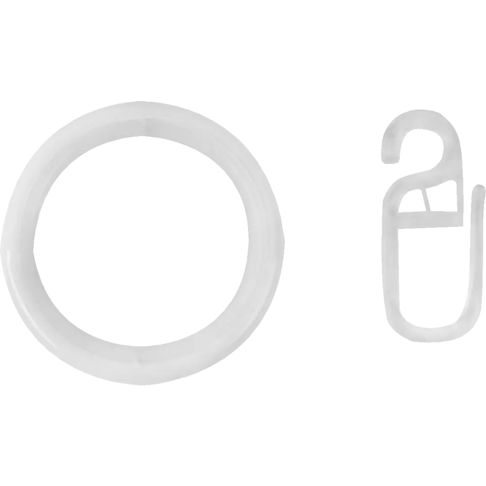 Кольцо с крючком, цвет белый, 2 см, 10 шт ARTTEX STLM-2076657