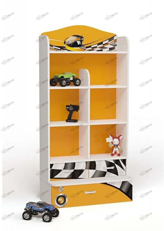 Стеллаж широкий ABC-KING Formula оранж 4631148150621