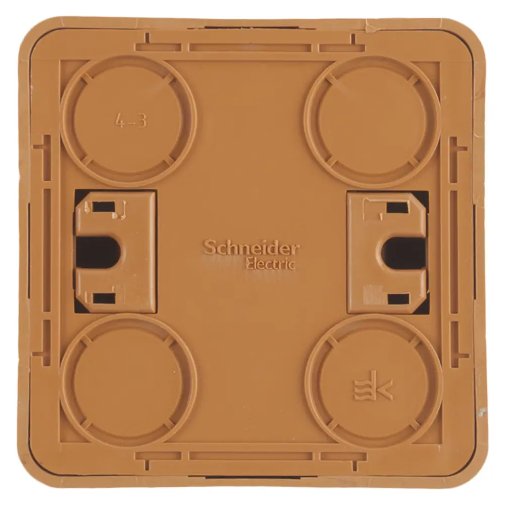 Выключатель Schneider Electric Этюд 1 клавиша с подсветкой цвет бук 13610211 STLM-2065468 - Вид №2