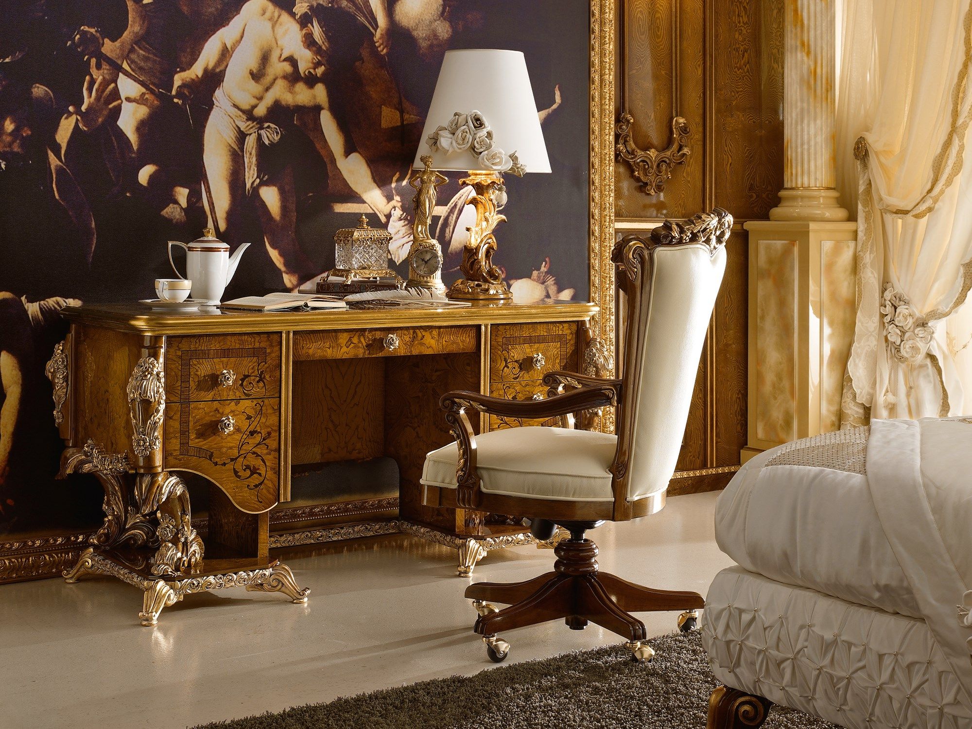 Стол с ящиками A.R. Arredamenti водолазка ARCH-00148562 - Вид №1