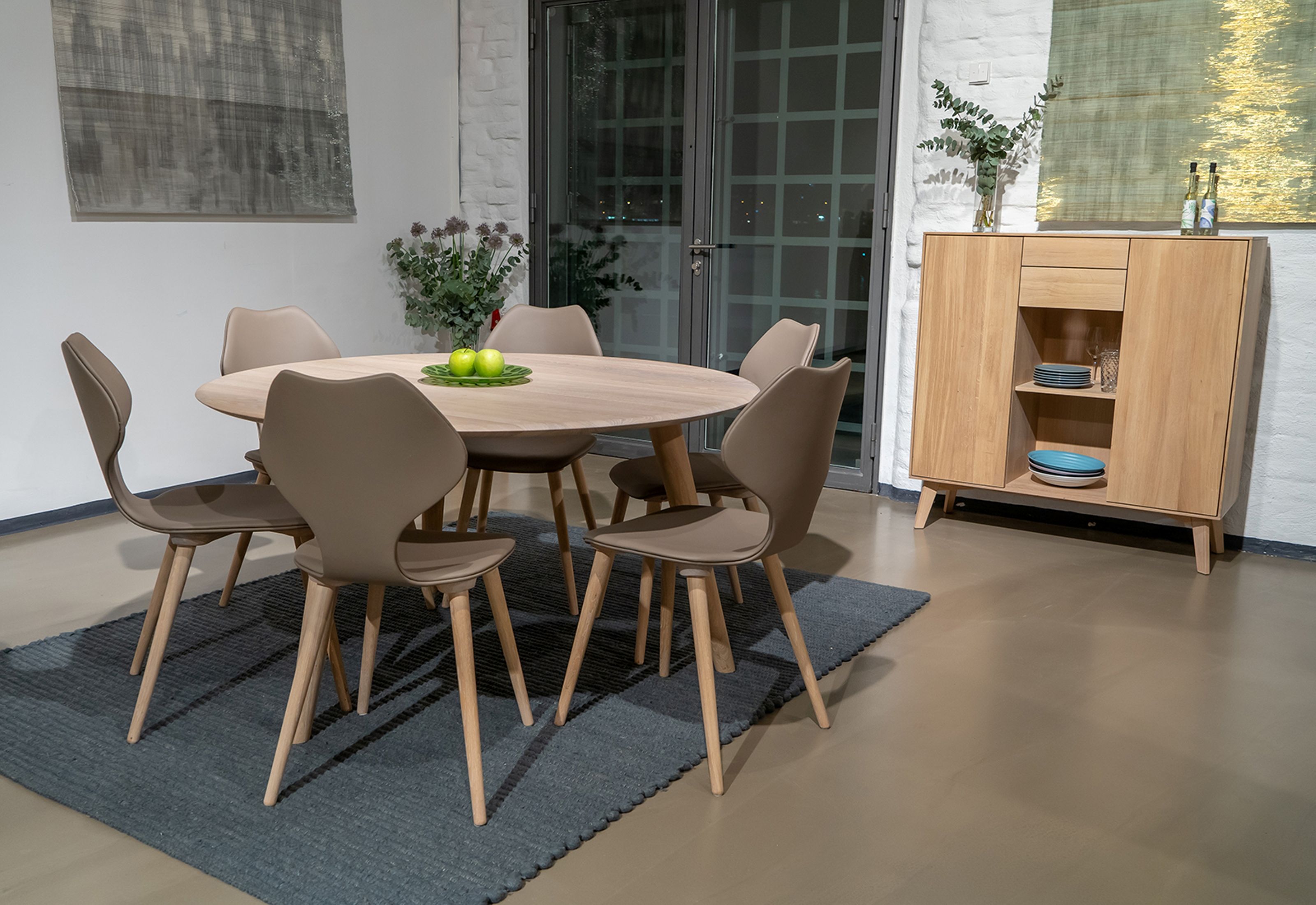 Деревянный сервант с распашными дверцами и ящиками sixay furniture Finn ARCH-00014229 - Вид №2