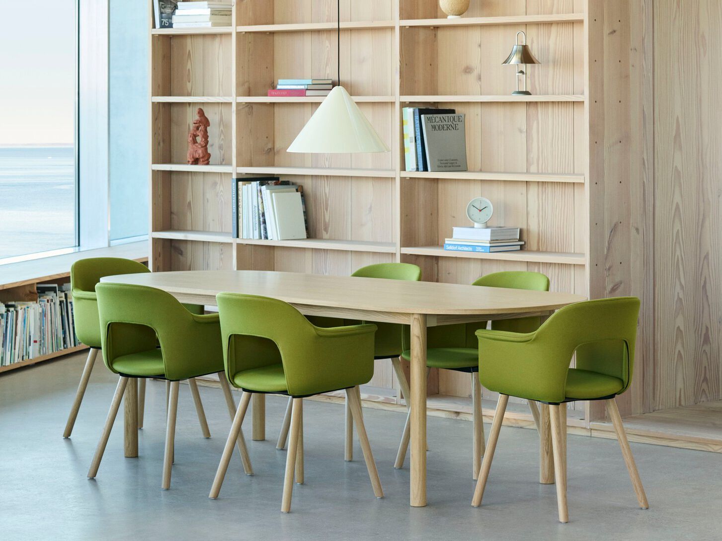 Полипропиленовый стул с подлокотниками с открытой спинкой Hay макет ARCH-00062765 - Вид №59