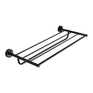 62371 Нержавеющая полка для полотенец, черная матовая поверхность SANELA