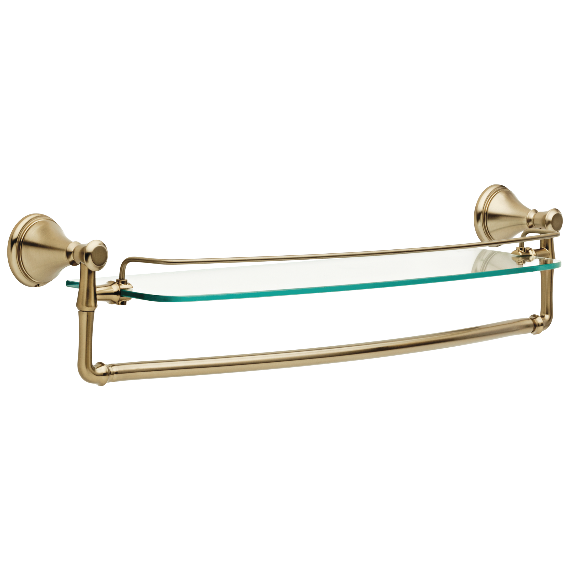 79711-CZ 24-дюймовая стеклянная полка со съемной перекладиной Delta Faucet Cassidy Шампанское бронза 
