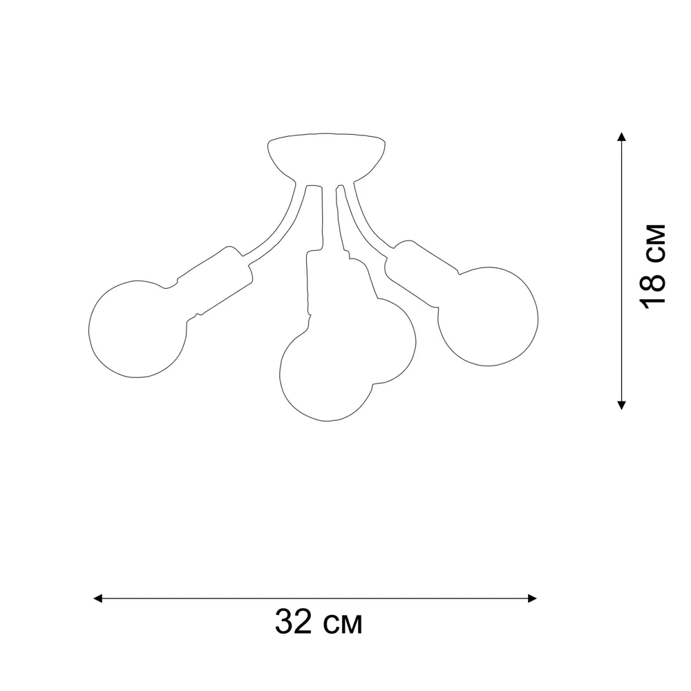 Vitaluce Версаль — потолочная люстра с 4 лампами для современного интерьера 89386496 STLM-1514846 - Вид №7