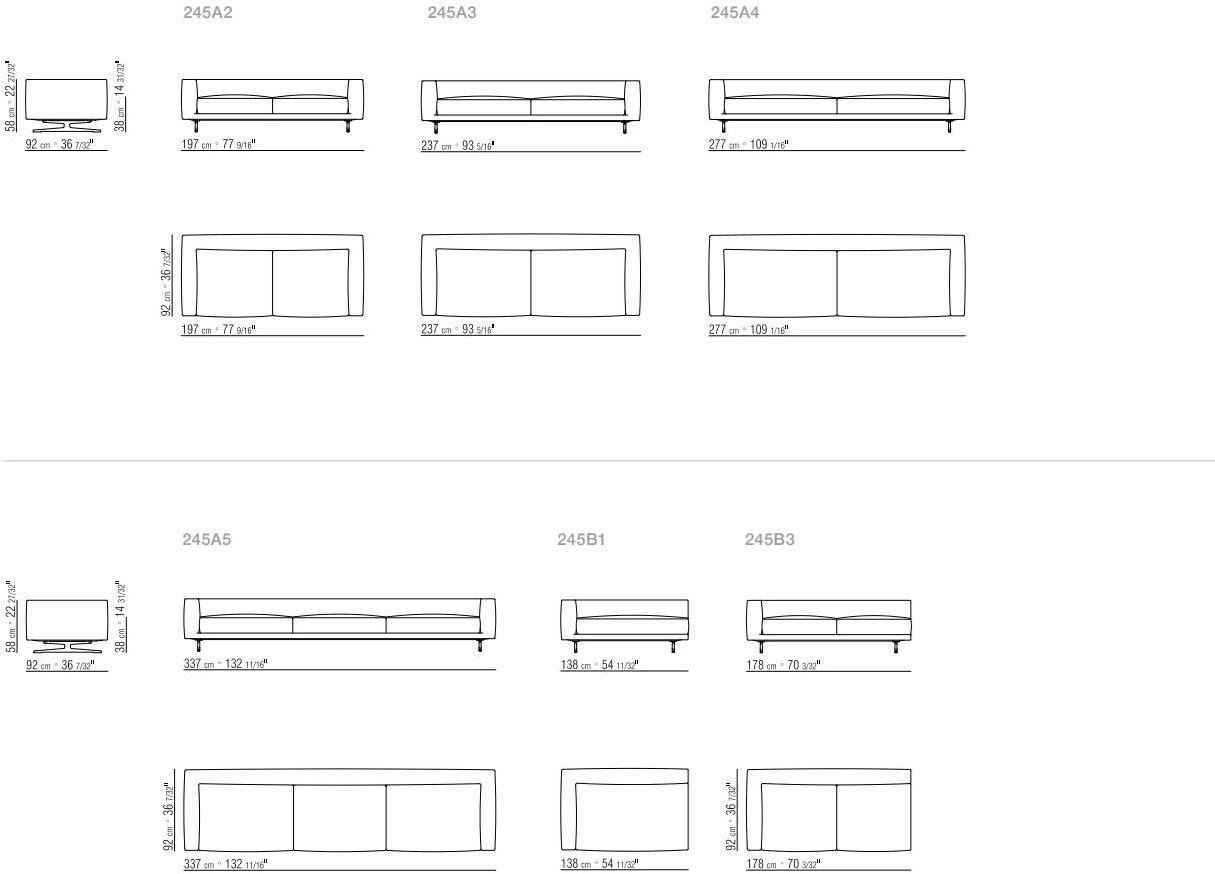 Flexform Угловой диван из ткани с шезлонгом sun-id-1386745 - Вид №3