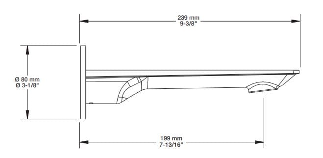 Набор термостатических встраиваемых ванн с ручным душем BARIL PRO-4300-56 ARCH-00030235 - Вид №4
