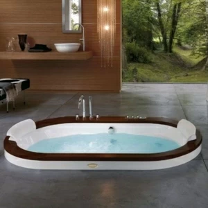 Ванна с гидромассажем встроенная Opalia Wood 9F43-537