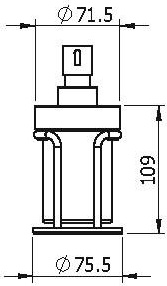 10923A Дозатор настольный цвет хром LANGBERGER Accessories - Вид №2