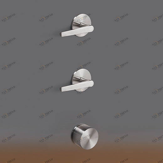 Термостатический смеситель для душа набор с 2 запорными вентилями  FLG52 CEADESIGN 