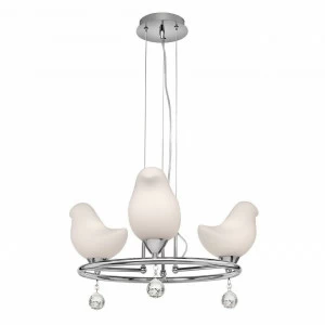 Подвесная люстра Silver Light Phenix 717.54.3 SILVER LIGHT ДИЗАЙНЕРСКИЕ, PHENIX 186005 Белый