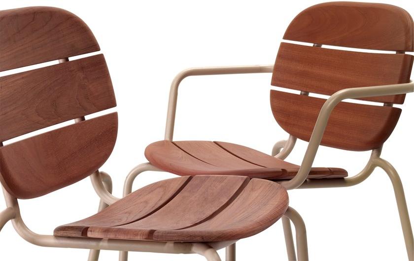 SCAB DESIGN Кресло для улицы из стали и дерева Si-si sun-id-1501177 - Вид №3