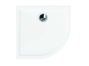 Полукруглый акриловый поддон для душа