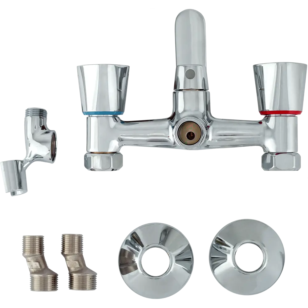 Смеситель для ванны Vidima Modern BA317AA двухвентильный цвет хром 17405389 STLM-2185604 - Вид №2
