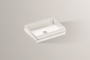 2226503000 Встраиваемая раковина для плит толщиной 30 мм, eb.me500, белая, proshield Alape серия ME (Metaphor)