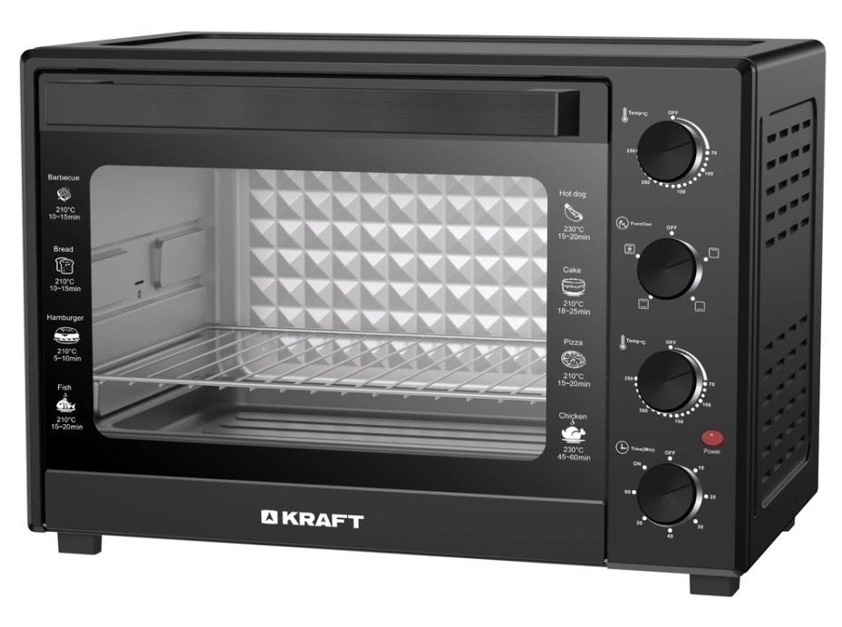 9080987 Мини-печь Кraft KFC-MO 456 HBL черный KRAFT STDN-0120344