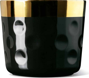 91591 Sieger by Furstenberg Кубок для игрист. вина Sieger by Furstenberg "Глоток золота.Луна" 300мл (чёрный) Фарфор