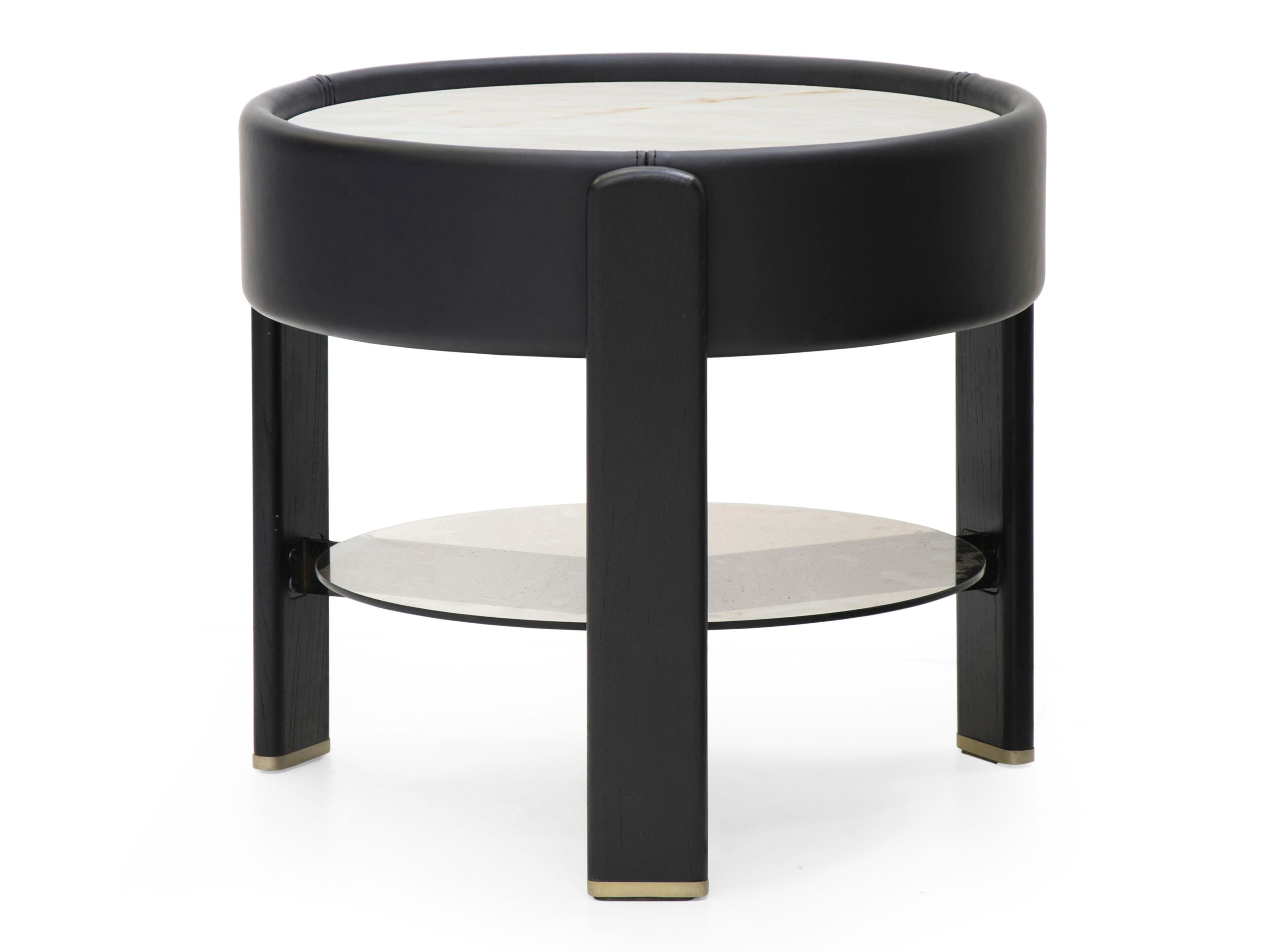 Высокий круглый мраморный журнальный столик Formitalia Кин ARCH-00016935