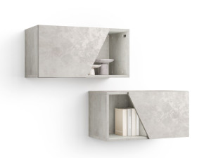 Навесной шкаф из меламиновой ткани с дверным полотном