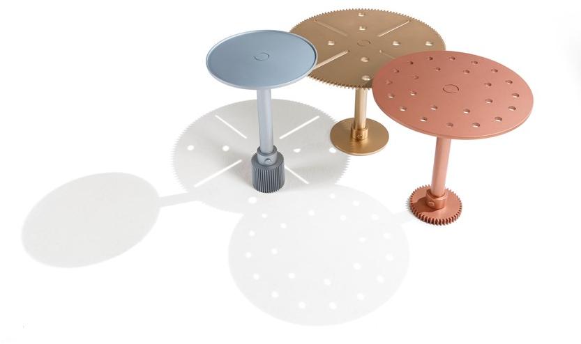 JCP UNIVERSE Круглый журнальный столик из металла Maseen sun-id-1358535 - Вид №4