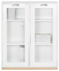 ASPLUND Буфет лакированный с распашными дверцами Snow