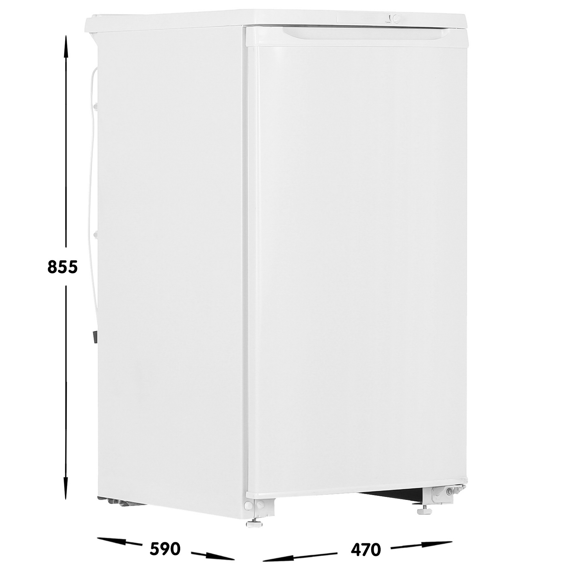8115532 Холодильник компактный   Бирюса 109 белый STDN-0130666 - Вид №6