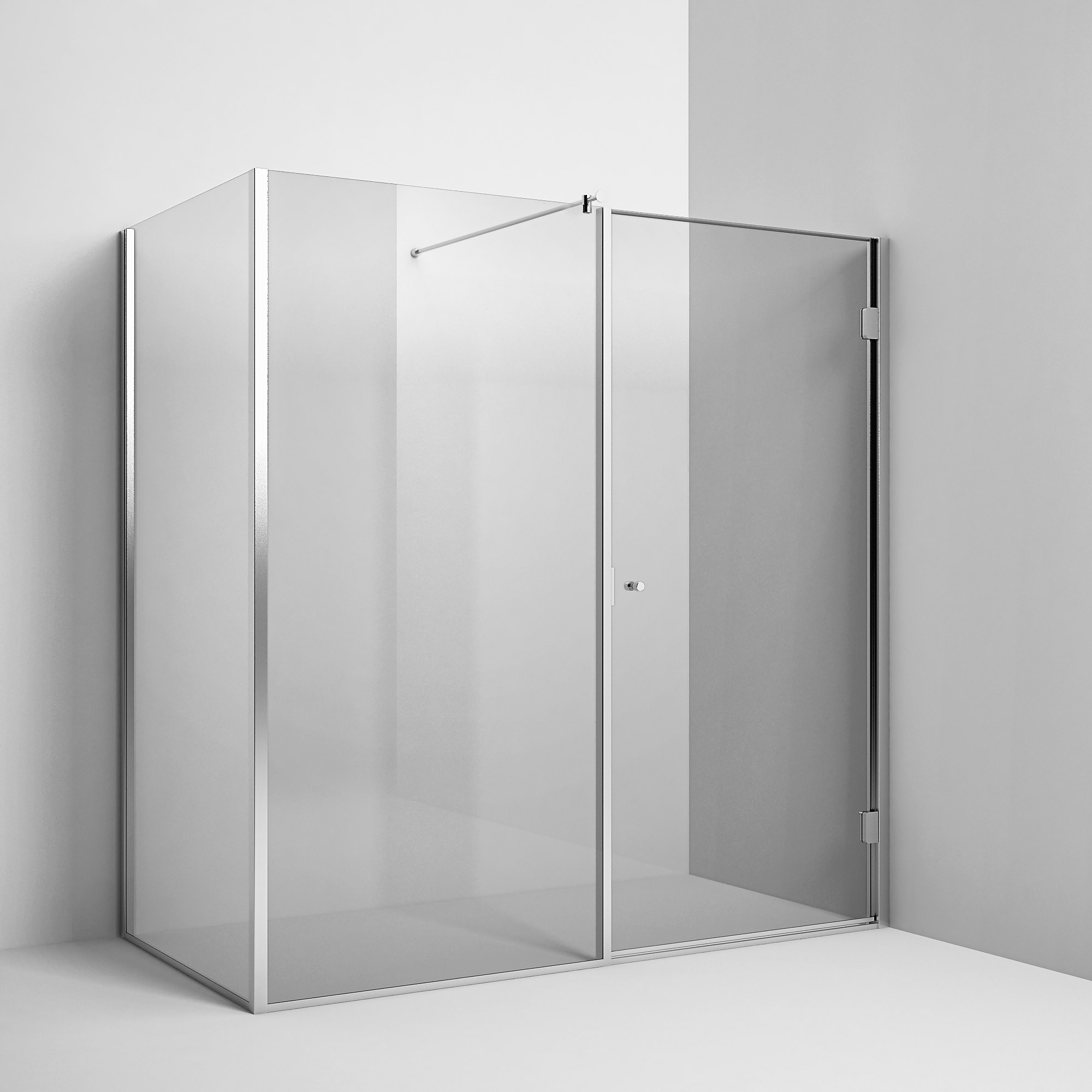 Rexa Design Фиксированное стекло с распашной дверцей REXA-ST122 