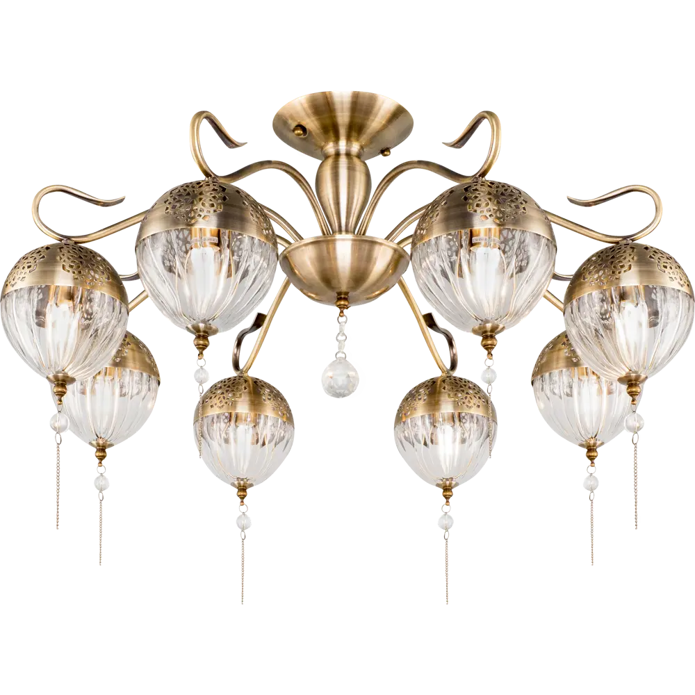 Люстра «Faberge» 594/8PL 8хЕ14х40 Вт цвет античная бронза Escada STLM-2025222