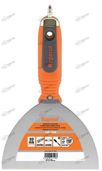 KAPRIOL Шпатель с лезвием из закаленной нержавеющей стали Hand tools - spatole per stuccatura e rasatura sun-id-1355396