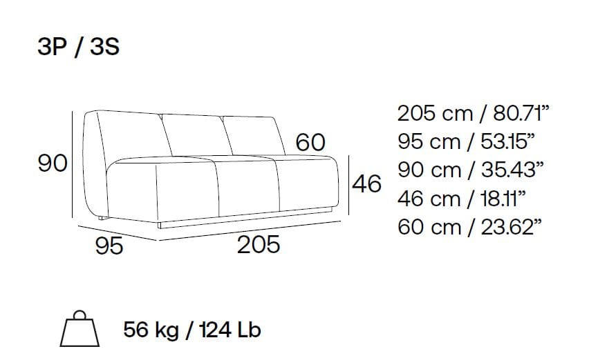 Ткань диван Adrenalina обнаженная ARCH-00053535 - Вид №4