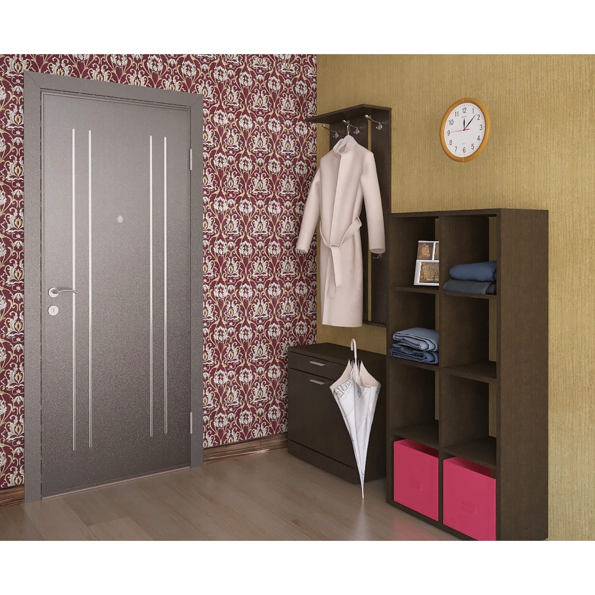 18334455 Плинтус напольный ПВХ 47 мм 2.5 м цвет дуб палёный Santreyd  - Вид №1