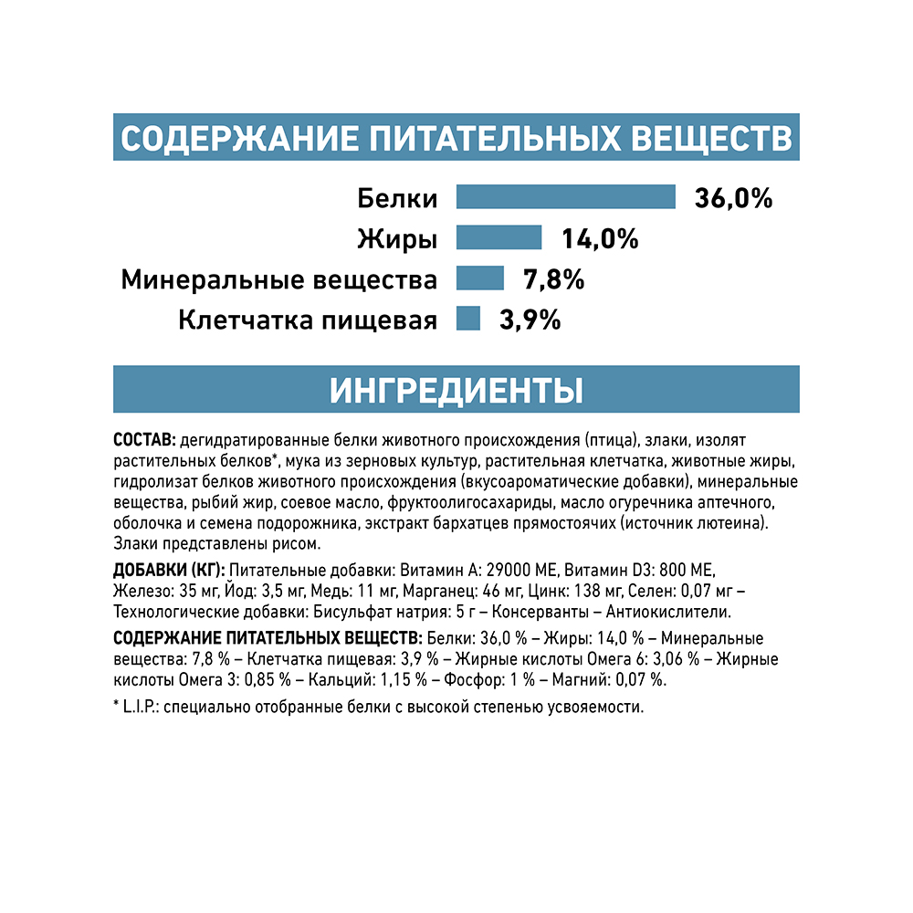 ПР0053525 Корм для кошек Vet Diet Skin & Coat с чувствительной кожей сух.3,5кг ROYAL CANIN  - Вид №7