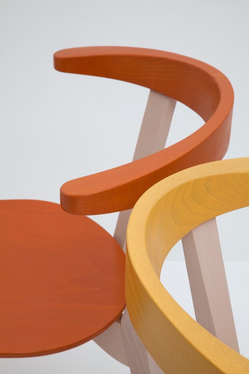 Blifase Табурет из бука с подставкой для ног Giordy sun-id-1488768 - Вид №2