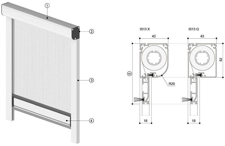 HELLA Роликовая москитная сетка sun-id-1512553 - Вид №1